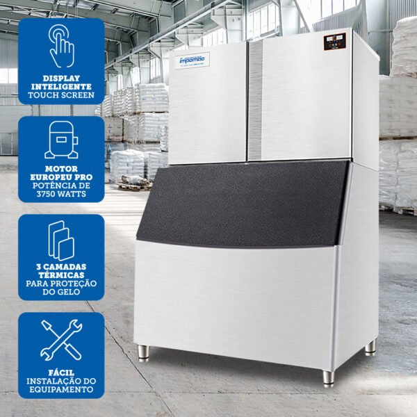 Informações sobre a Máquina de Gelo Cubo TH2000 900 Kg