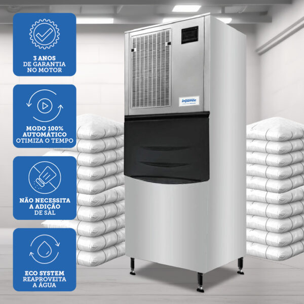 Máquina de Gelo Escama SK-033 400 Kg dia