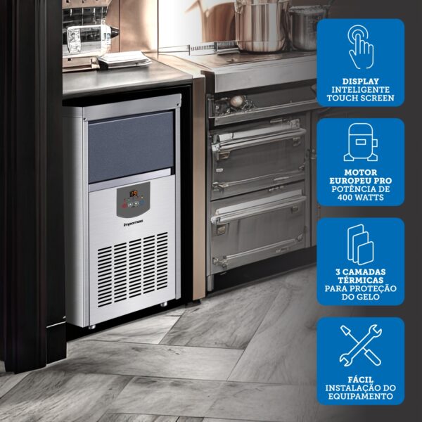 informações maquina de gelo TH50 Impomac