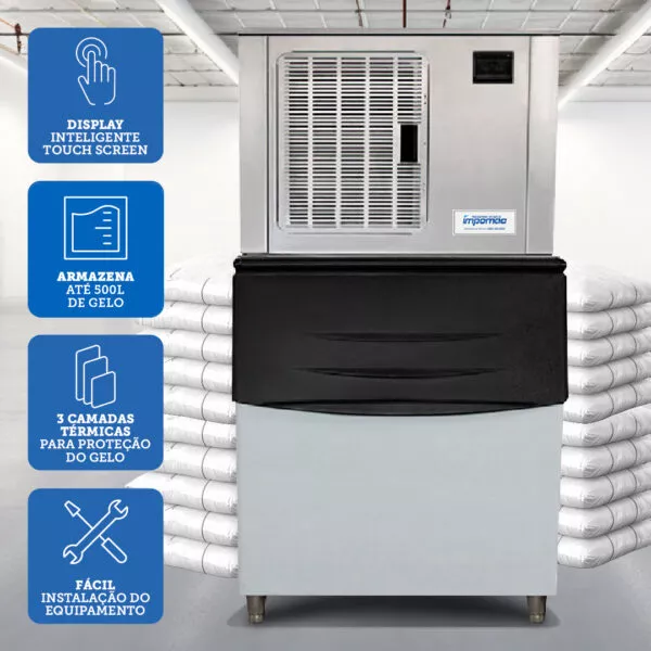 Máquina de Gelo Escama SK153 1800 Kg dia